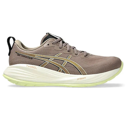 Men's Asics Gel-Cumulus 27 Large 2E / Taupe Grey /Black-SOULIER, shoes-33-OFF