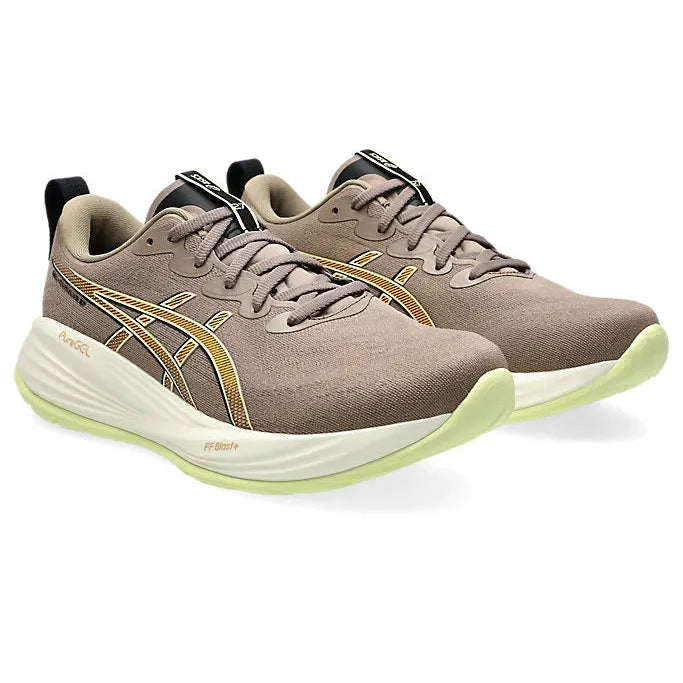 Men's Asics Gel-Cumulus 27 Large 2E / Taupe Grey /Black-SOULIER, shoes-33-OFF