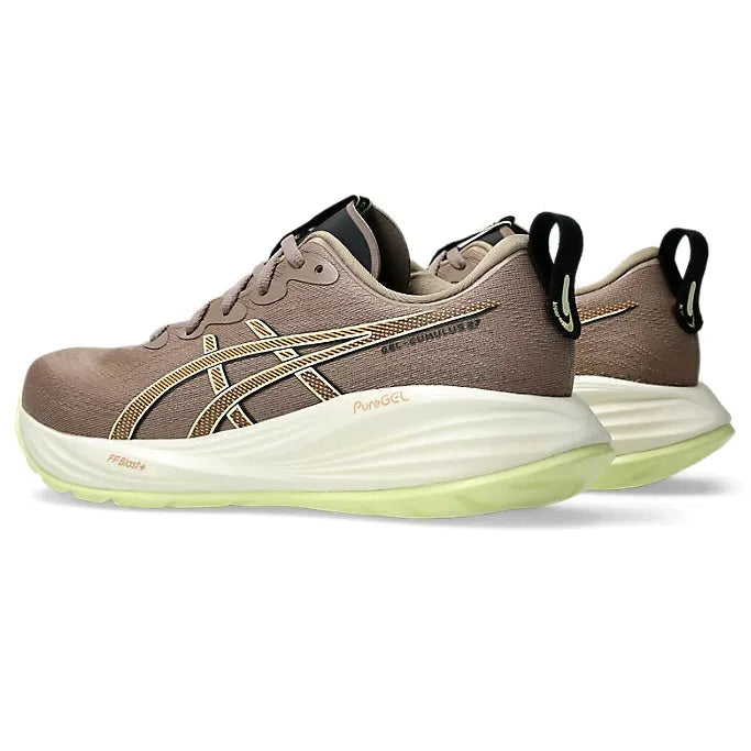 Men's Asics Gel-Cumulus 27 Large 2E / Taupe Grey /Black-SOULIER, shoes-33-OFF