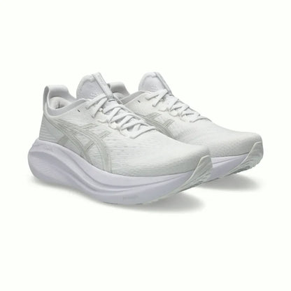 Men's Asics Gel-Nimbus 27 White/Glacier Grey-SOULIER, shoes-33-OFF