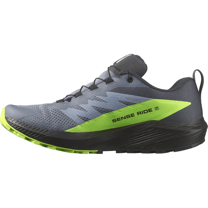 Men's Salomon Sense Ride 5 GTX Flint/Black/Grgec-SOULIER, shoes-33-OFF
