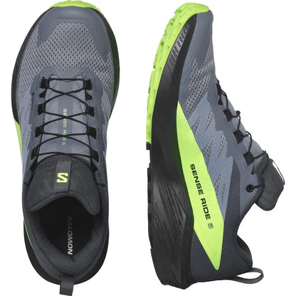 Men's Salomon Sense Ride 5 GTX Flint/Black/Grgec-SOULIER, shoes-33-OFF