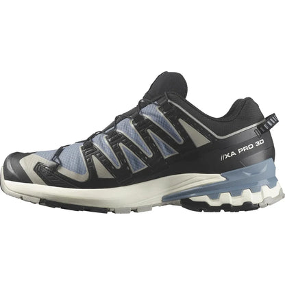 Men's Salomon XA Pro 3D V9 GORE-TEX Flint Stone - Black - Ghost Gray-SOULIER, shoes-33-OFF