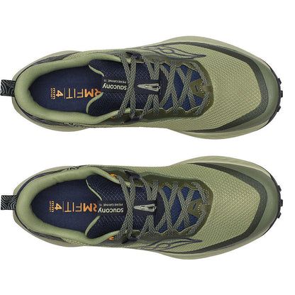 Men's Saucony Perregrine GTX HEMLOCK/NAVY-SOULIER, shoes-33-OFF