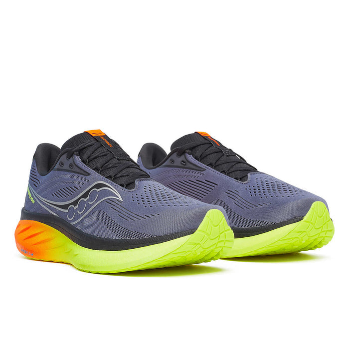 Men's Saucony Ride 18 SHADOW/VIZI-SOULIER, shoes-33-OFF