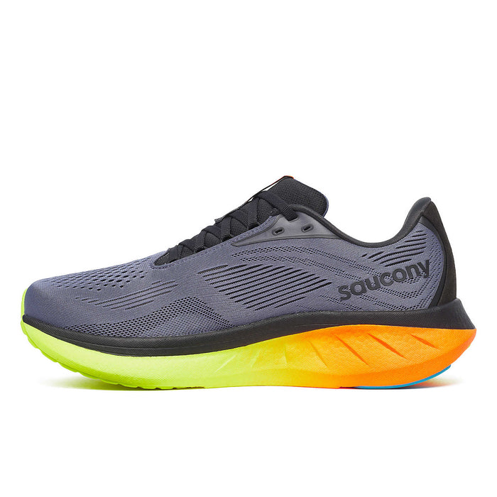 Men's Saucony Ride 18 SHADOW/VIZI-SOULIER, shoes-33-OFF