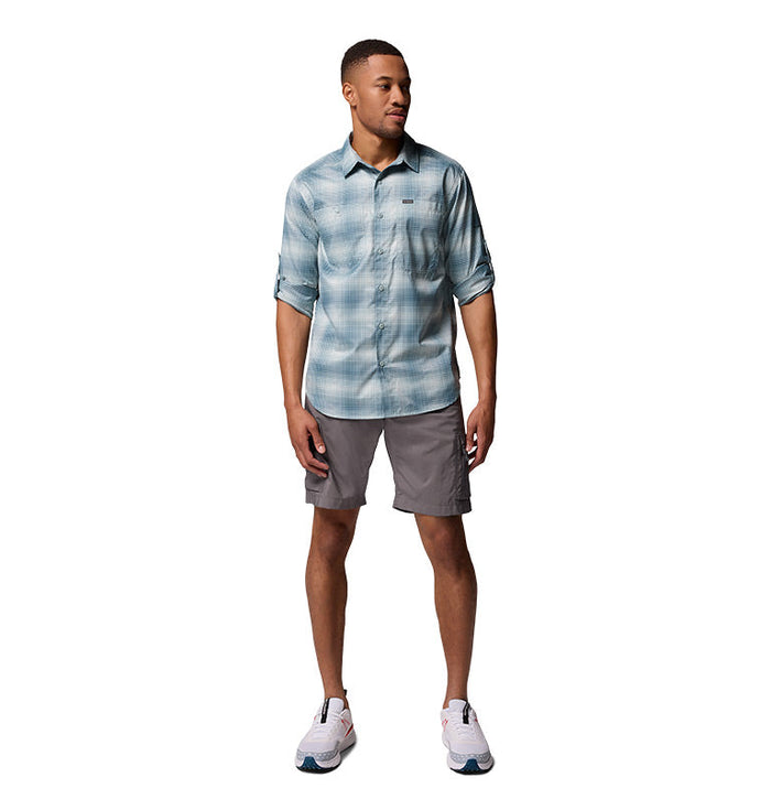 Men's Silver Ridge Utility Lite Plaid Long Sleeve Shirt