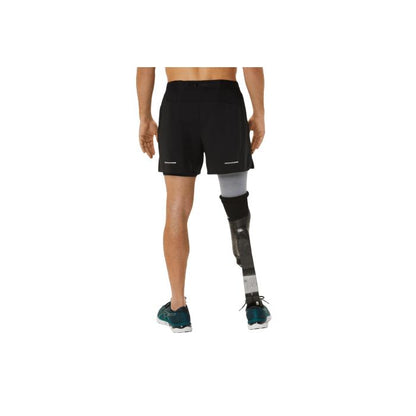 Mens's Asics Road 2-N-1 5IN Short Performance Black-Apparel-33-OFF