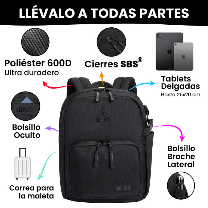 MOCHILA WORK and TRAVEL 10 litros