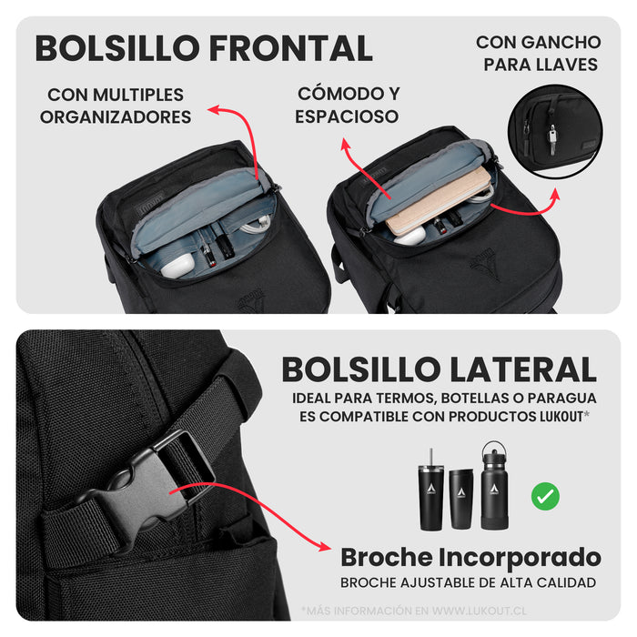 MOCHILA WORK and TRAVEL 10 litros
