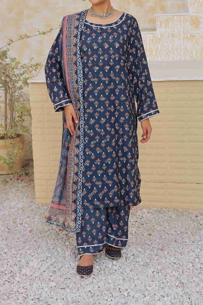 Navy Elegance Stitched X KHUSSA (COMBO SET)