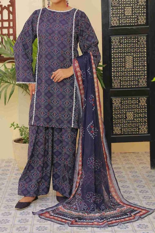 Neel Tara ( Farshi Shalwar ) Stitched X KHUSSA (COMBO SET)