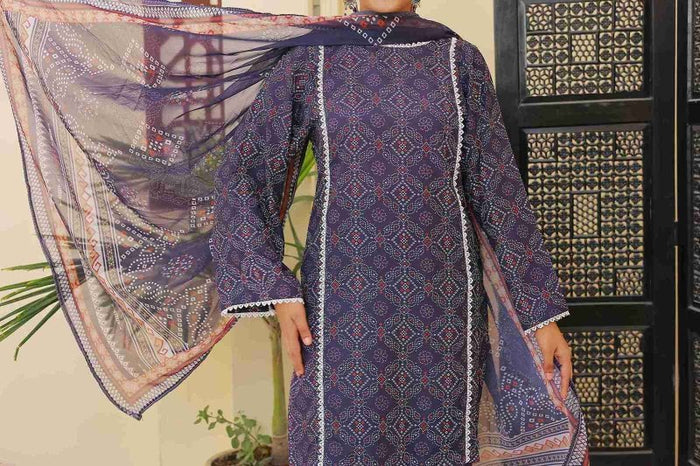 Neel Tara ( Farshi Shalwar ) Stitched X KHUSSA (COMBO SET)