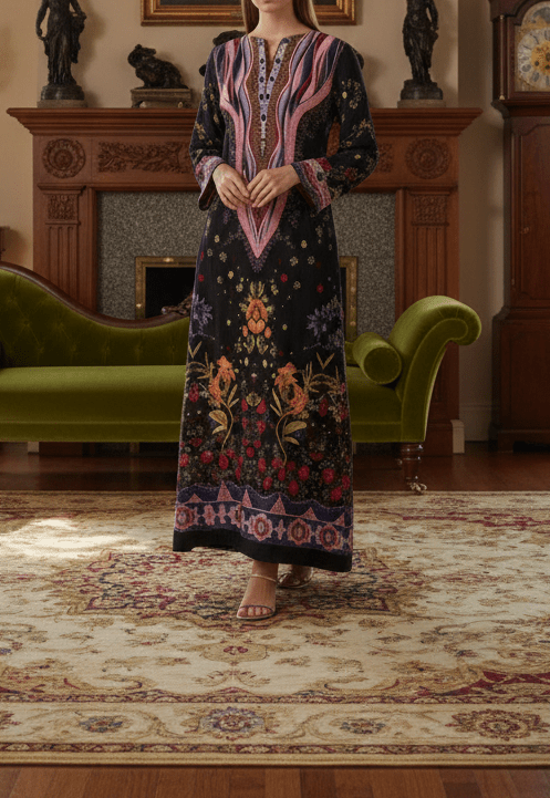 Nocturne Garden kaftan