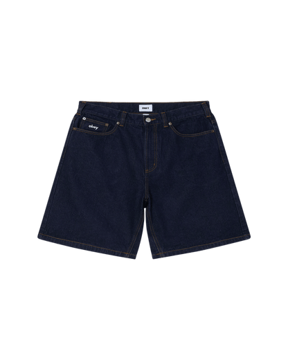 Obey - Bigwig Baggy Denim Short - Rinse indigo - Pantalons et Shorts - 172100107RID28