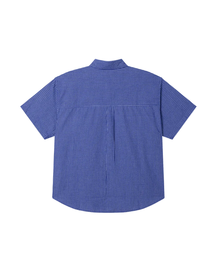 Obey - Bigwig Frank Woven SS Shirt - Surf blue multi - Chemises - 181210464SFBS