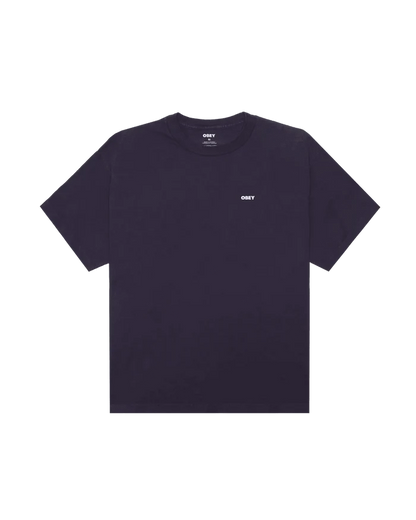Obey - Bold Icon Face Pigment T-shirt - Pigment purple velvet - T-shirts - 167924099PUVS