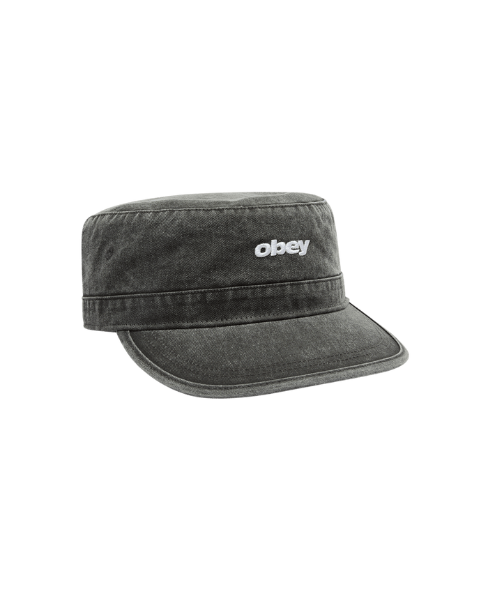 Obey - Boxcar Pillbox Hat - Pigment black - Accessoires - 100540016BLKO/S