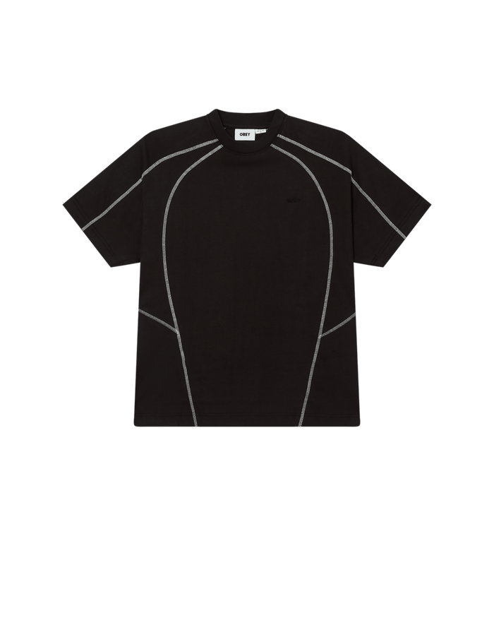 Obey - Contrast Stitch Tee - Digital black - T-shirts - 131080381DIBS