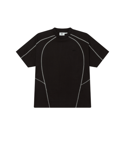 Obey - Contrast Stitch Tee - Digital black - T-shirts - 131080381DIBS