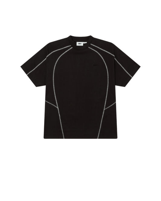 Obey - Contrast Stitch Tee - Digital black - T-shirts - 131080381DIBS