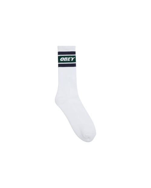 Obey - Cooper II Socks - White / eden green - Accessoires - 100260093EDGO/S