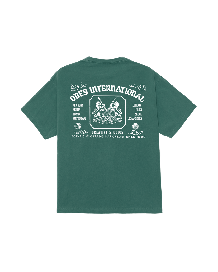 Obey - Creative Studios T-shirt - Pigment rainforest - T-shirts - 167924341RFRS