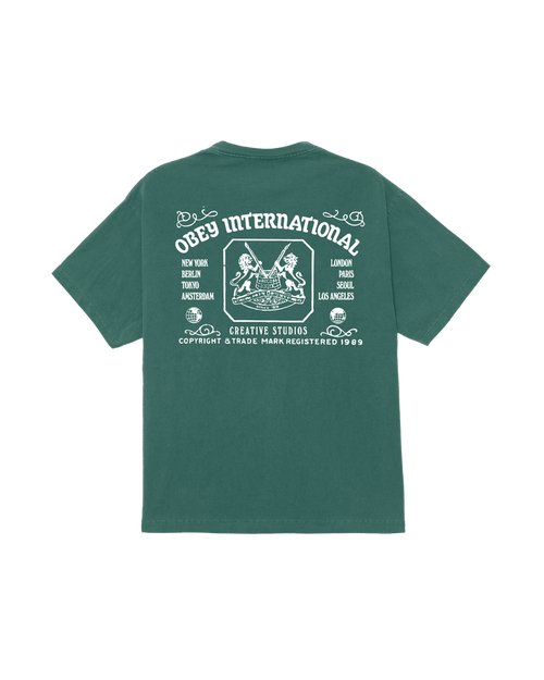 Obey - Creative Studios T-shirt - Pigment rainforest - T-shirts - 167924341RFRS