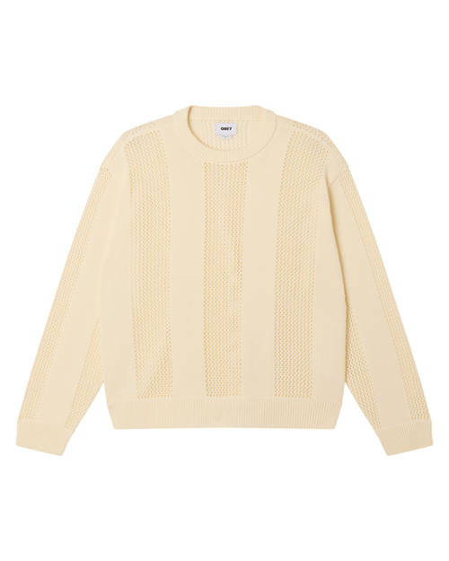 Obey - Crochet Sweater - Natural - Pulls et Sweats - 151000124NATM