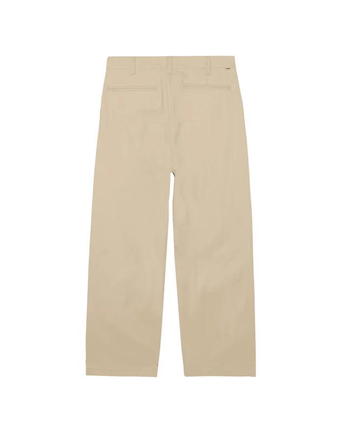 Obey - Dean Pleated Pant - Cement - Pantalons et Shorts - 142020269CEM28