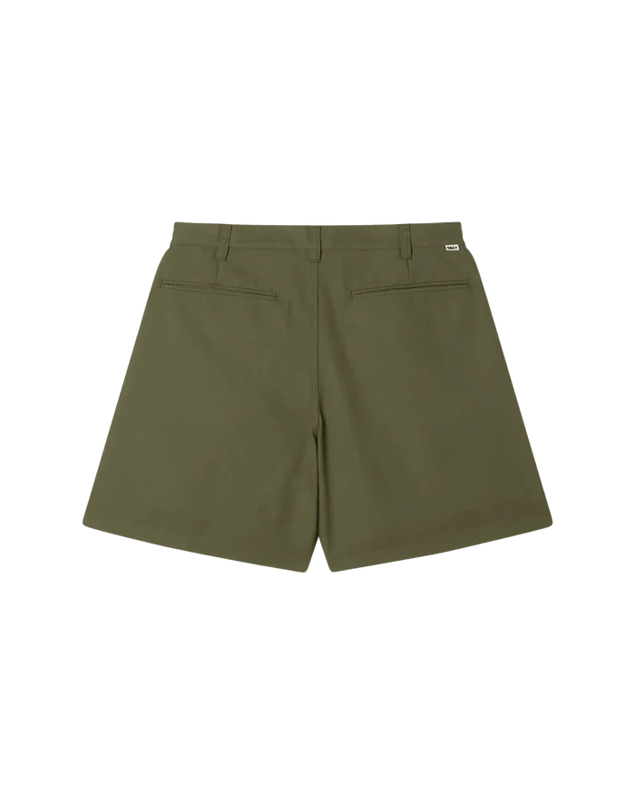 Obey - Dean Pleated Short - Tea leaf - Pantalons et Shorts - 172100101TLF29