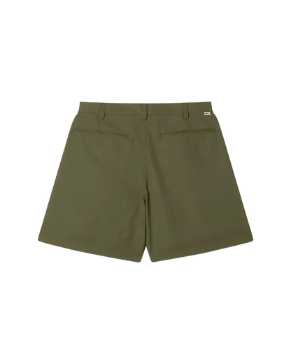 Obey - Dean Pleated Short - Tea leaf - Pantalons et Shorts - 172100101TLF29