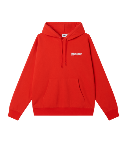 Obey - Design Industries Hood - Fiery red - Pulls et Sweats - 112470268FYRS