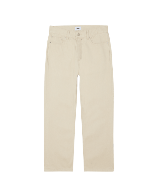 Obey - Hardwork Denim - Birch faded wash - Pantalons et Shorts - 142010077BIR29