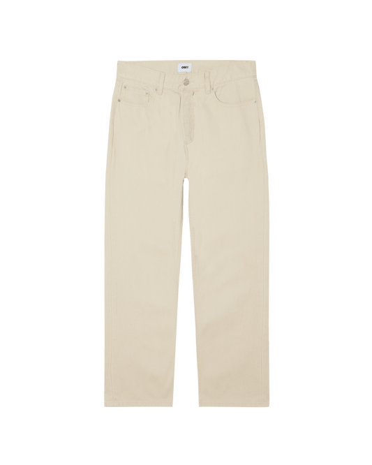 Obey - Hardwork Denim - Birch faded wash - Pantalons et Shorts - 142010077BIR29