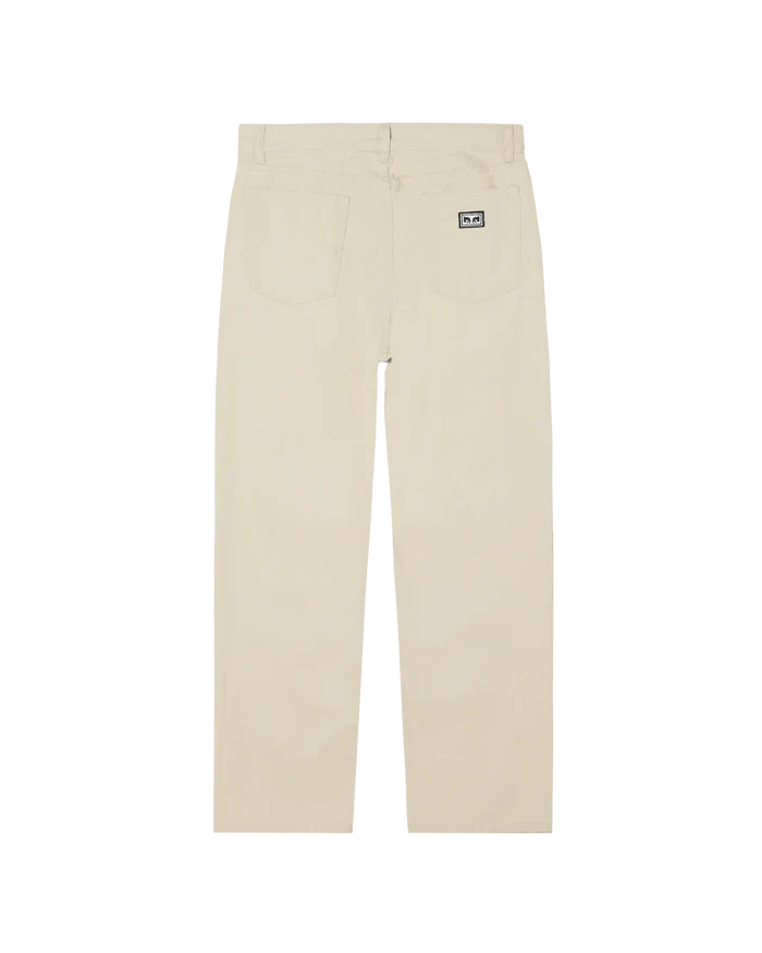 Obey - Hardwork Denim - Birch faded wash - Pantalons et Shorts - 142010077BIR29