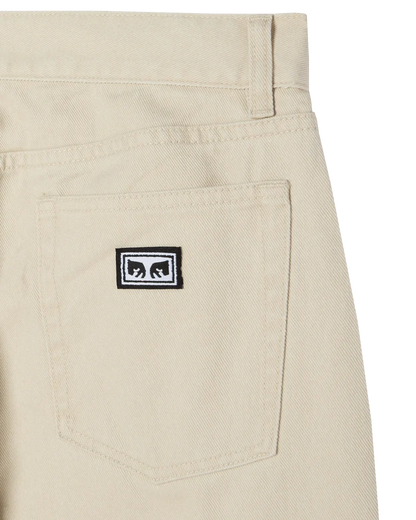 Obey - Hardwork Denim - Birch faded wash - Pantalons et Shorts - 142010077BIR29