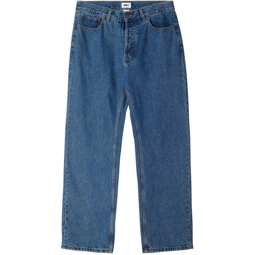 Obey - Hardwork Denim - Stonewash Indigo-Pantalons et Shorts-142010077