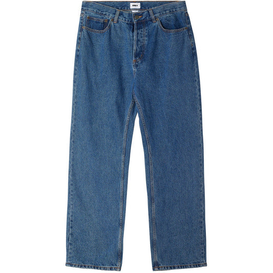 Obey - Hardwork Denim - Stonewash Indigo-Pantalons et Shorts-142010077