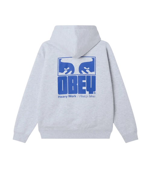 Obey - Heavy Ideas Hood - Ash grey - Pulls et Sweats - 112470269AGRYS