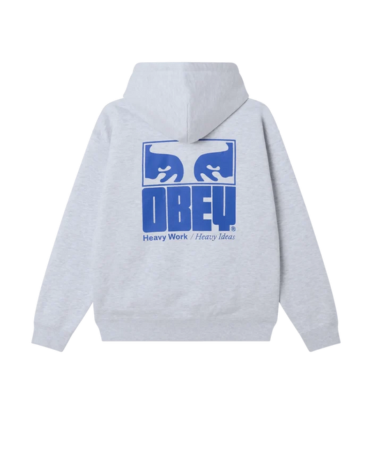 Obey - Heavy Ideas Hood - Ash grey - Pulls et Sweats - 112470269AGRYS