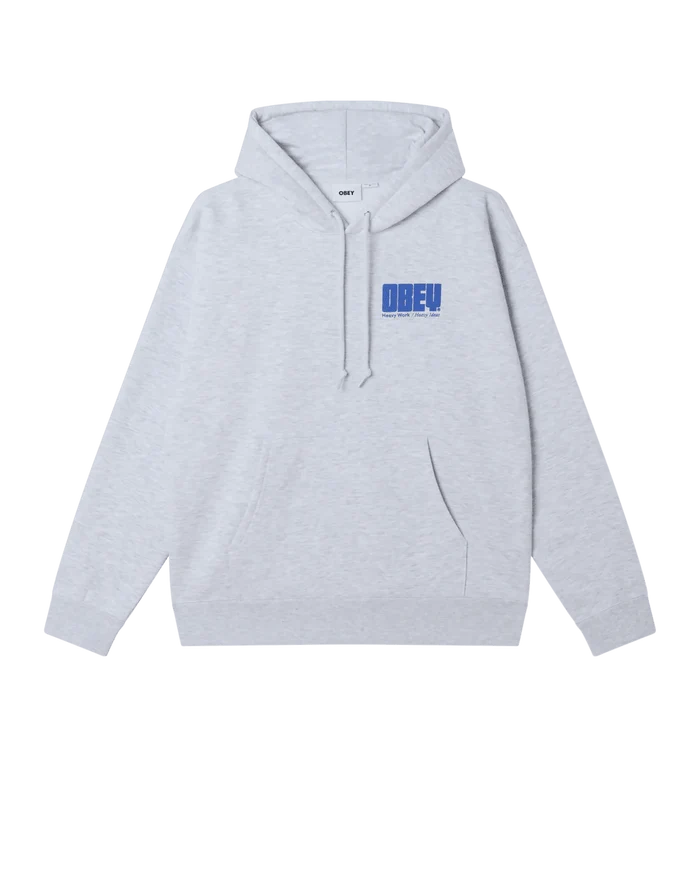 Obey - Heavy Ideas Hood - Ash grey - Pulls et Sweats - 112470269AGRYS