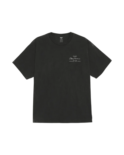 Obey - Institute Pigment T-shirt - Pigment dusty black - T-shirts - 167924325DBAS