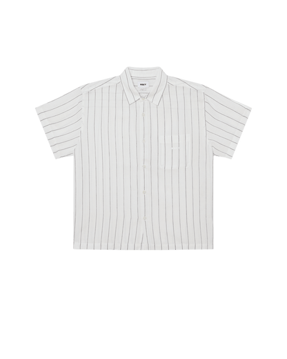Obey - Joe Woven SS Shirt - White multi - Chemises - 181210458WTML