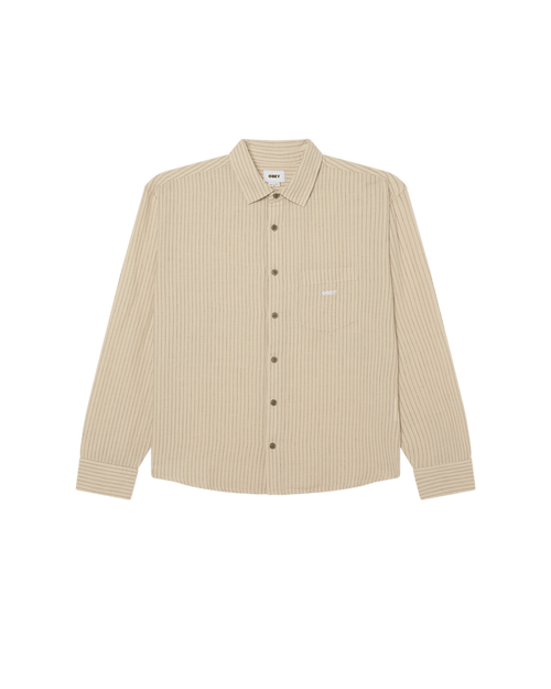 Obey - Nelson Woven Shirt - Silver grey multi - Chemises - 181200426SIGM