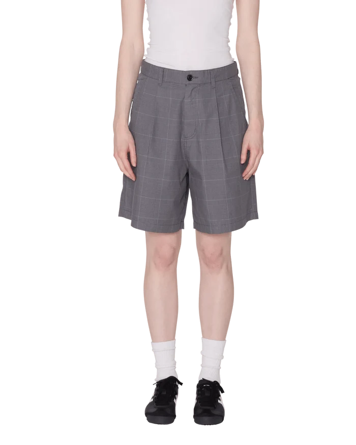 Obey - Olivia Plaid Short - Grey plaid - Jupes et Pantalons - 272100060GRY26