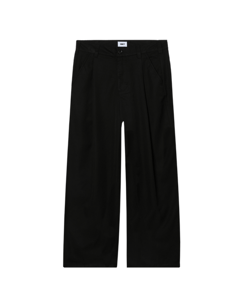 Obey - Otis Pleated Pant - Black - Pantalons et Shorts - 142020270BLK28