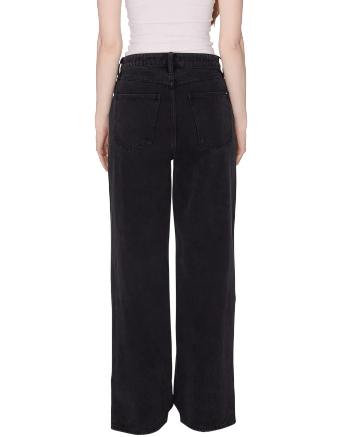 Obey - Penelope Side Snap Denim - Faded black - Jupes et Pantalons - 242010066FBL26