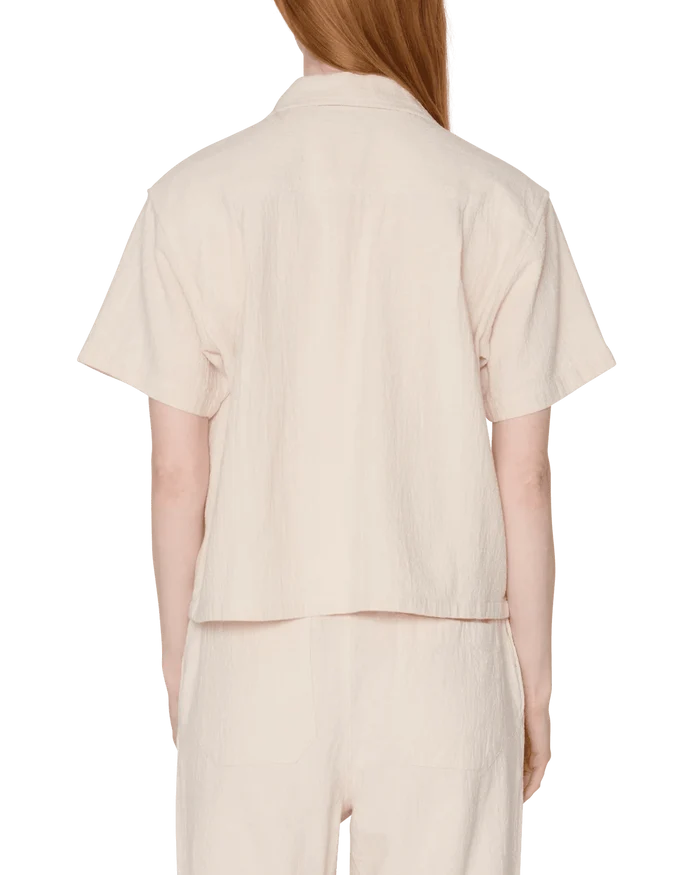 Obey - Roses Embellished SS Shirt - Natural - Tops - 281210124NATS
