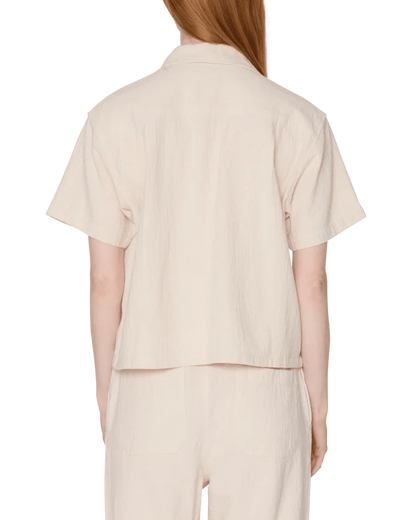 Obey - Roses Embellished SS Shirt - Natural - Tops - 281210124NATS